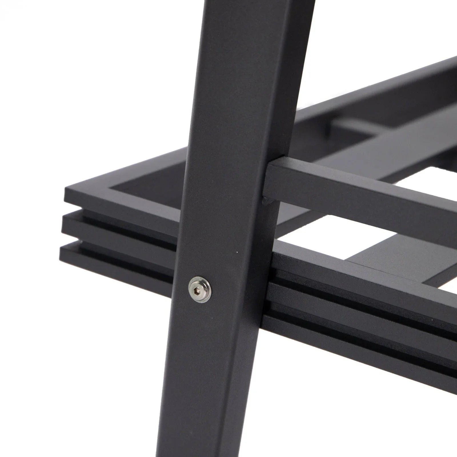 Walbrooke Modern Outdoor Patio Loveseat with Black Aluminum Frame and Removable Cushions - Elax Furniture