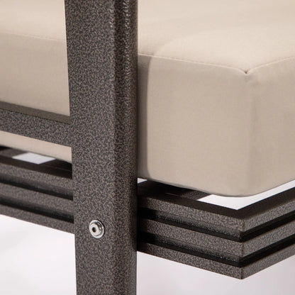 Walbrooke Modern Brown Patio Arm Chair, Set of 2 - Elax Furniture