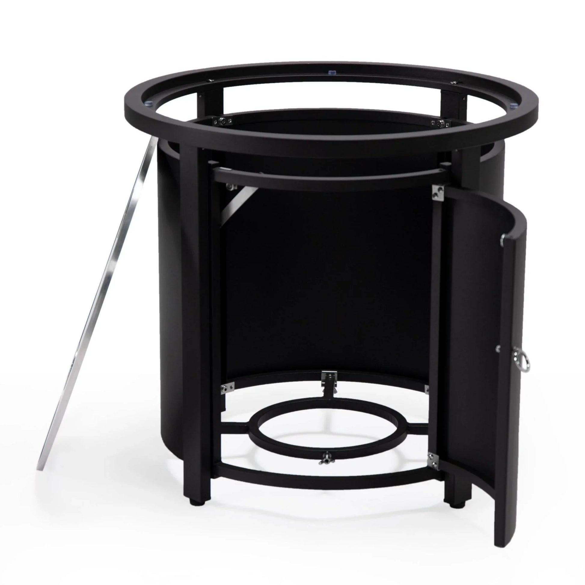 Walbrooke Outdoor Patio Round Fire Pit and Tank Holder - Elax Furniture