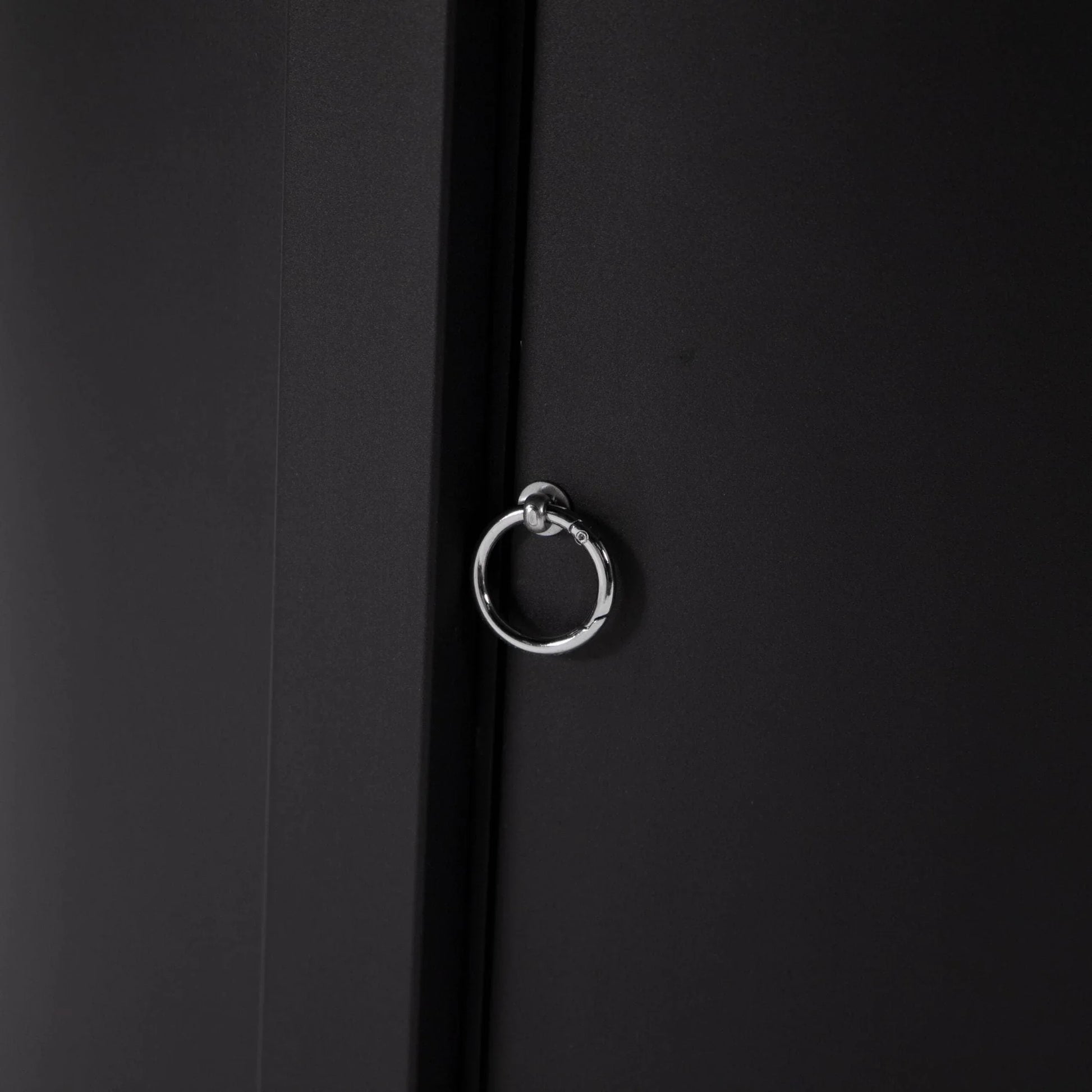 Walbrooke Modern Round Tank Holder Table with Tempered Glass Top and Powder Coated Aluminum - Elax Furniture