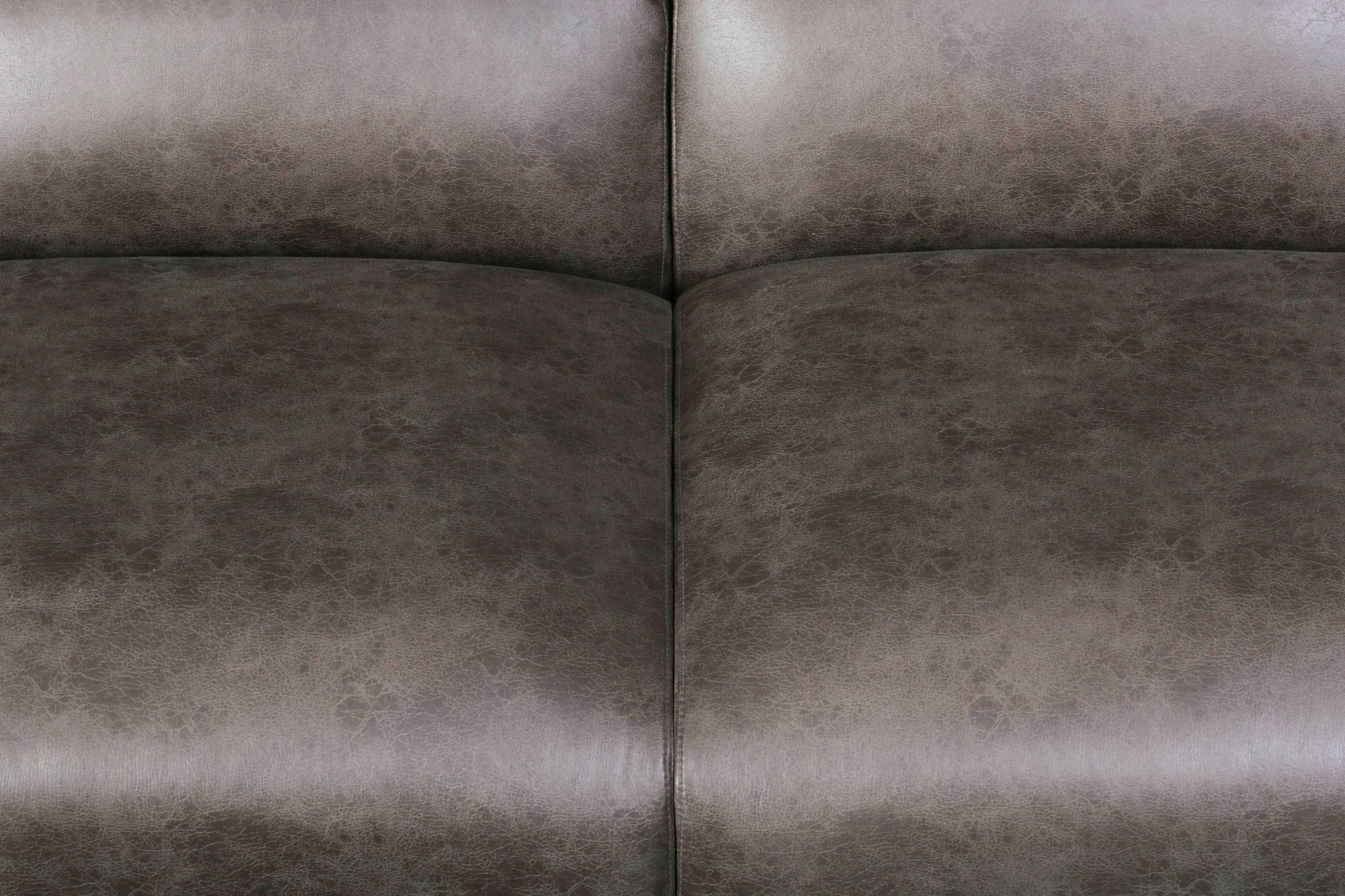 LeisureMod Whisper 4-6 Seater Conversation Set With a Chaise and Ottoman Upholstered in Linen/Leather/Polyester - Elax Furniture