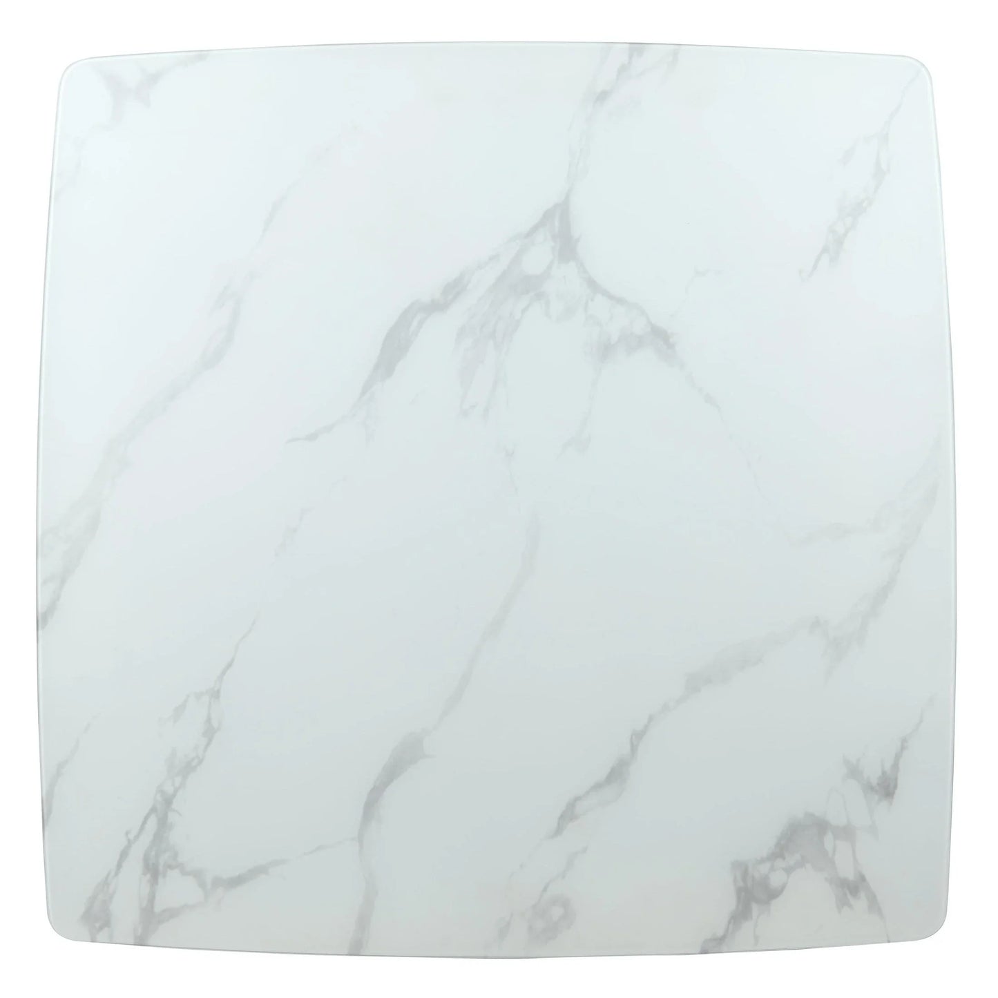 Zephyr 47" Square Dining Table with Sintered Stone Top and Ash Wood and Iron Base - Elax Furniture