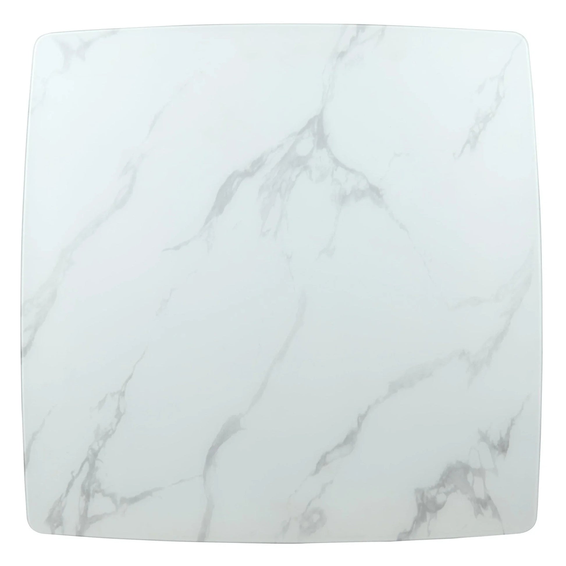 Zephyr 47" Square Dining Table with Sintered Stone Top and Ash Wood and Iron Base - Elax Furniture