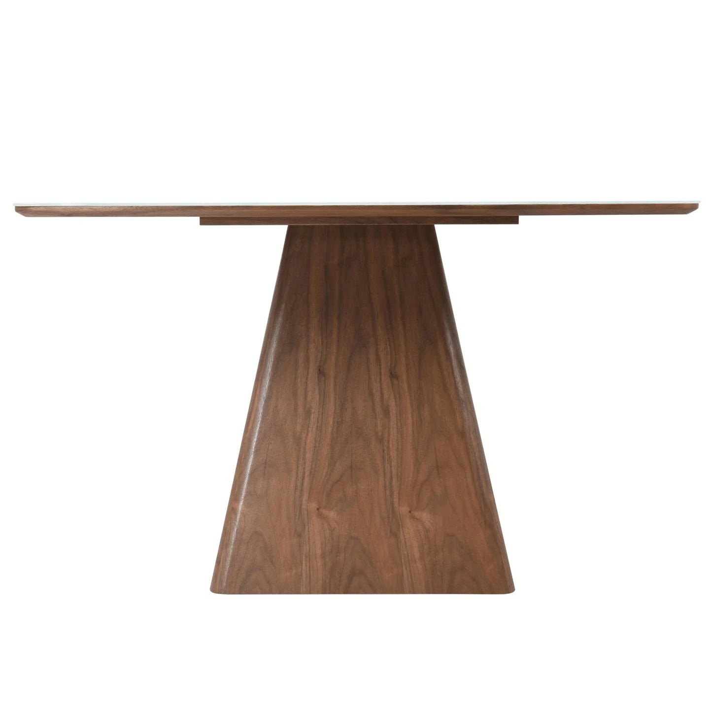 Zephyr 47" Square Dining Table with Sintered Stone Top and Ash Wood and Iron Base - Elax Furniture