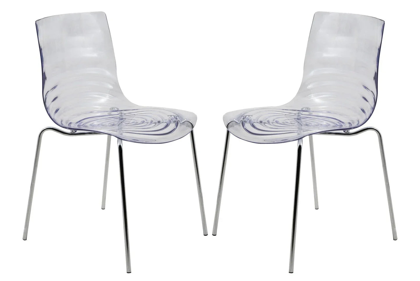 Astor Water Ripple Design Dining Chair Set of 2 - Elax Furniture