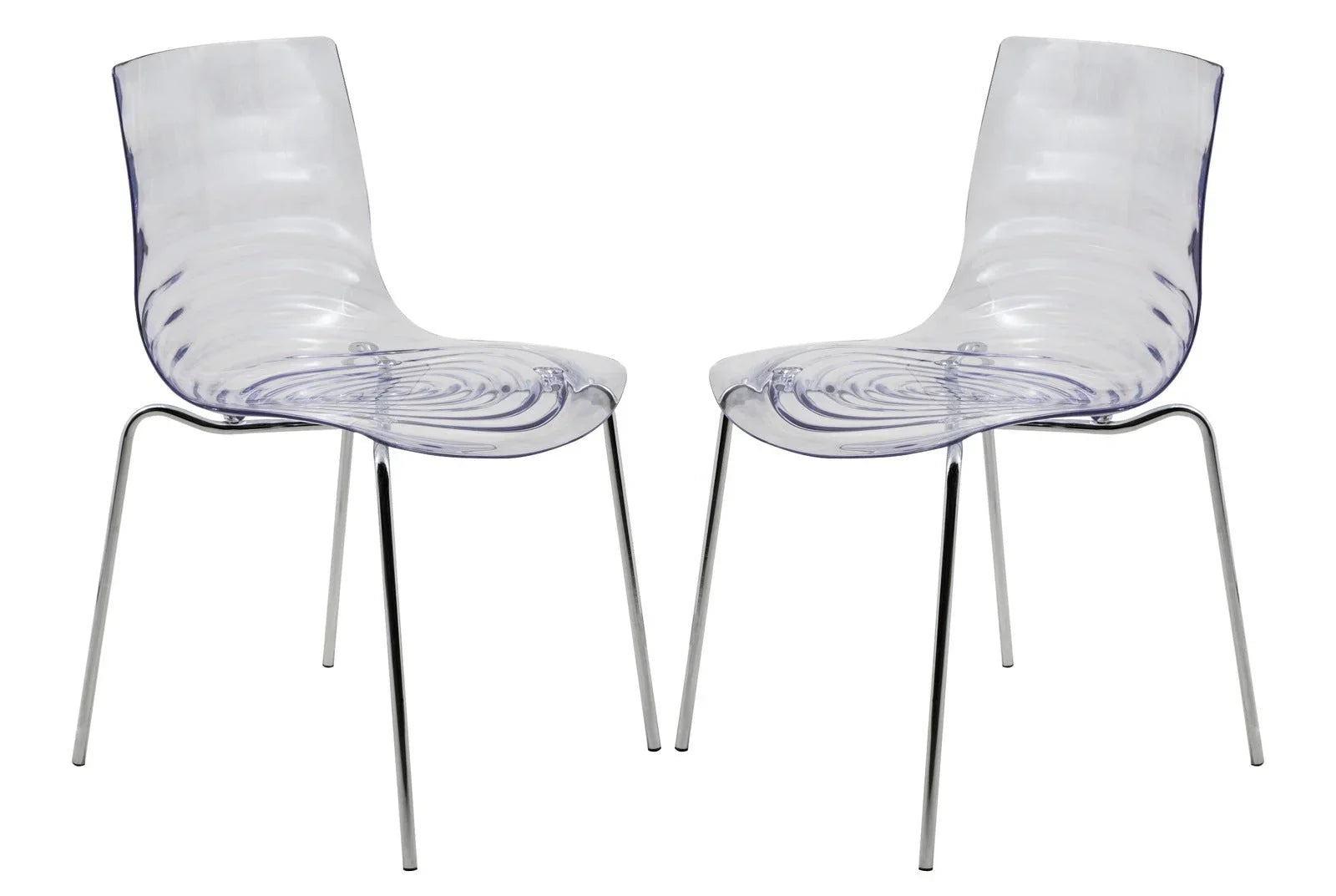 Astor Water Ripple Design Dining Chair Set of 2 - Elax Furniture