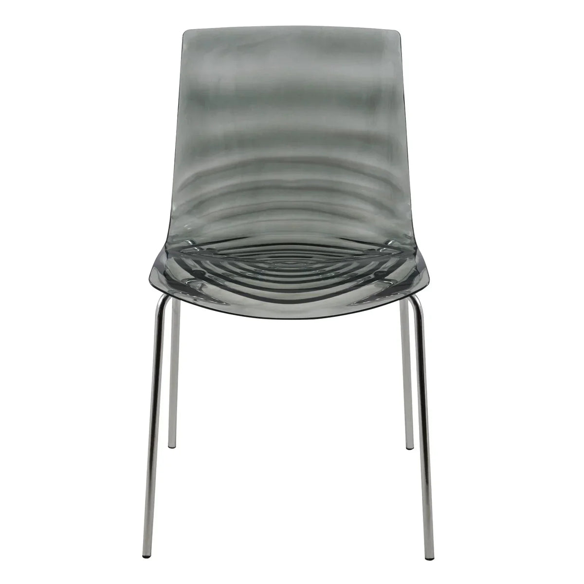 Astor Dining Chair Modern ABS Plastic Side Chair with Stainless-Steel Legs - Elax Furniture
