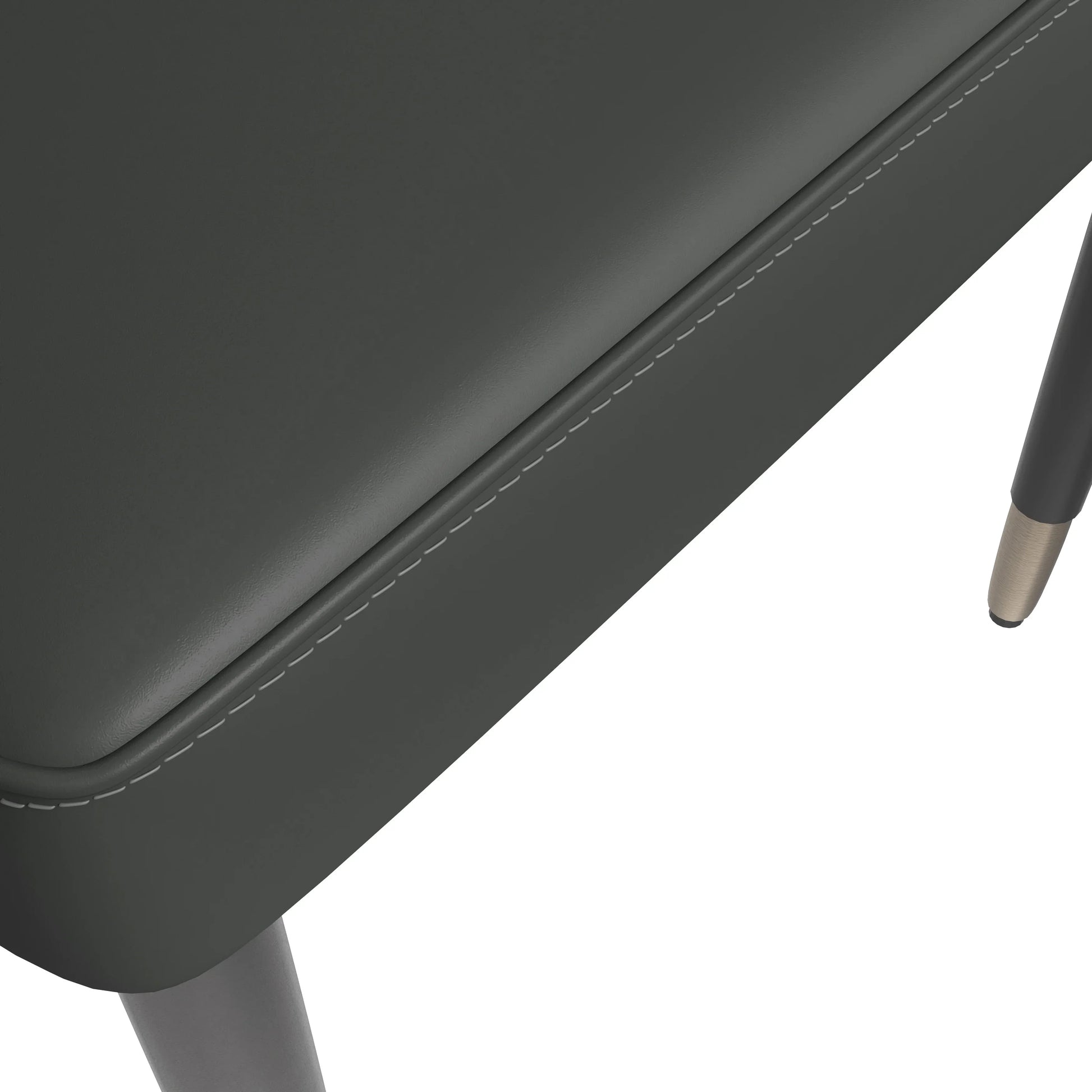 Allure Dining Chairs Fabric/Leather Seat and Back in Oak Wood Set of 2 - Elax Furniture