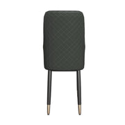 Allure Dining Chairs Fabric/Leather Seat and Back in Oak Wood - Elax Furniture
