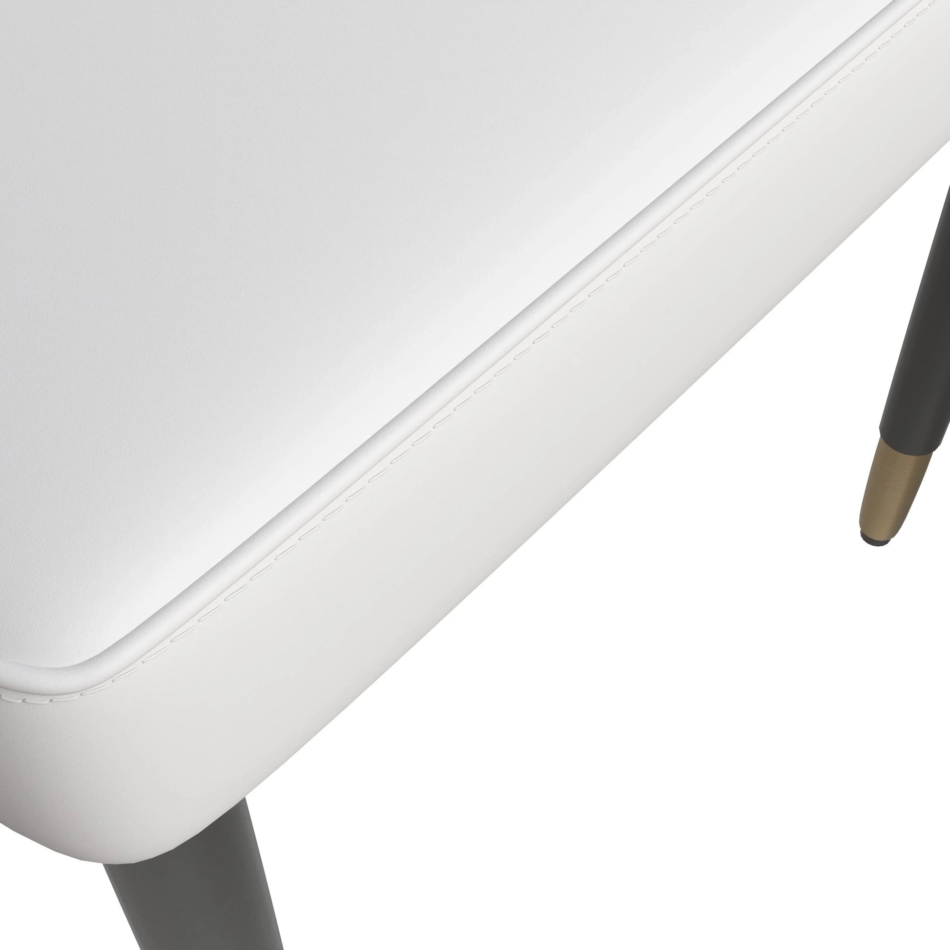 Allure Dining Chairs Fabric/Leather Seat and Back in Oak Wood Set of 4 - Elax Furniture