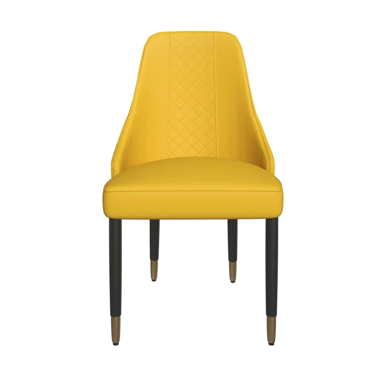 Allure Dining Chairs Fabric/Leather Seat and Back in Oak Wood - Elax Furniture