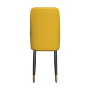 Allure Dining Chairs Fabric/Leather Seat and Back in Oak Wood - Elax Furniture