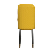 Allure Dining Chairs Fabric/Leather Seat and Back in Oak Wood - Elax Furniture