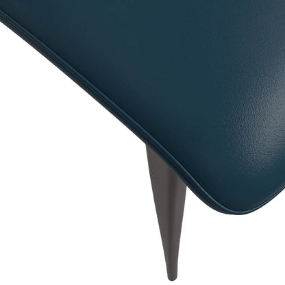 Aspen Dining Chairs Upholstered in Leather Kitchen Room Chairs with Metal Legs - Elax Furniture