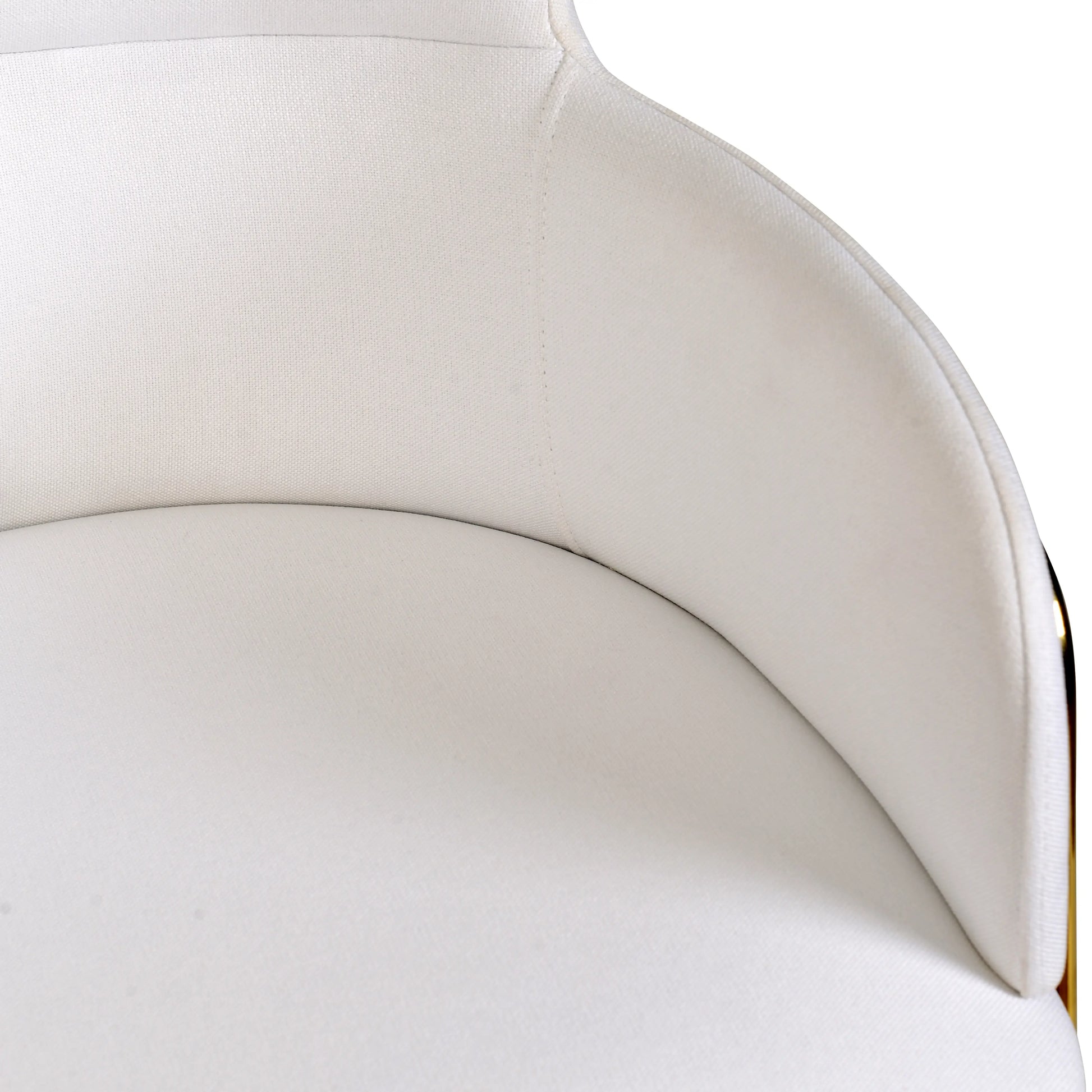 Axis 40" Low-Back Bar Stool Ergonomic Pub Chair with Gold Stainless Steel Base Set of 2 - Elax Furniture