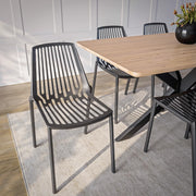 Acken Mid-Century Modern Plastic Dining Chair - Elax Furniture
