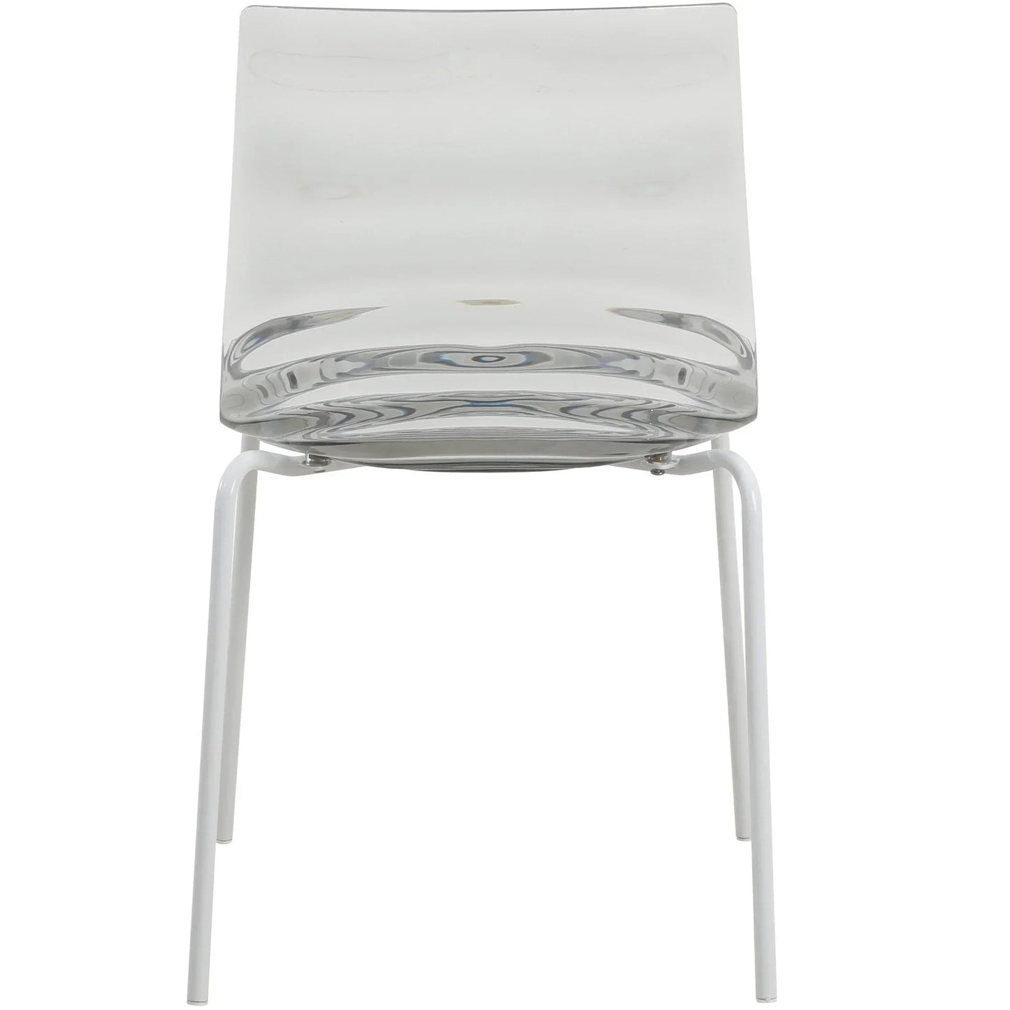 Astor Dining Chair Modern ABS Plastic Side Chair with Stainless-Steel Legs - Elax Furniture