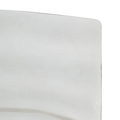 Astor Dining Chairs with ABS Plastic Seats in White Stainless Steel - Elax Furniture