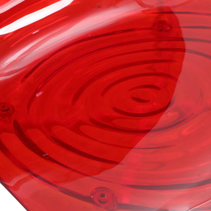 Astor Dining Chairs with ABS Plastic Seats in White Stainless Steel - Elax Furniture