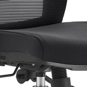Adorit Series Ergonomic Office Chair with Mesh Back and Upholstered Seat Black Office Chair Your Vendor Name