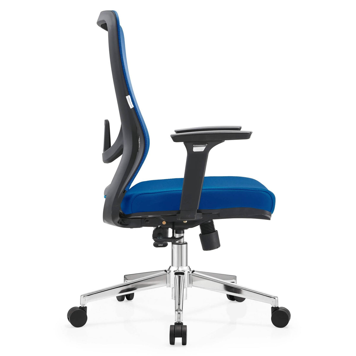 Adorit Series Ergonomic Office Chair with Mesh Back and Upholstered Seat Blue Office Chair Your Vendor Name