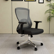 Adorit Series Ergonomic Office Chair with Mesh Back and Upholstered Seat Light Grey Office Chair Your Vendor Name