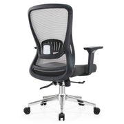 Adorit Series Ergonomic Office Chair with Mesh Back and Upholstered Seat Light Grey Office Chair Your Vendor Name