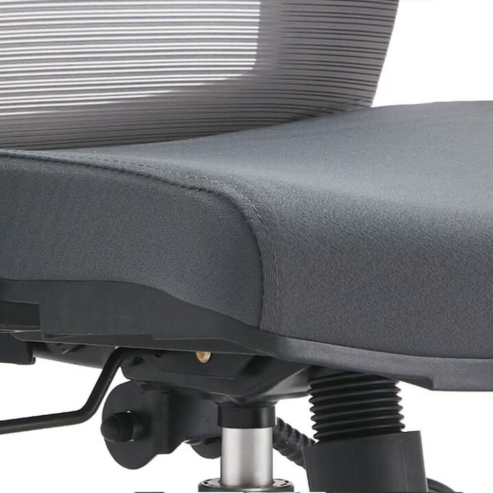 Adorit Series Ergonomic Office Chair with Mesh Back and Upholstered Seat Grey Office Chair Your Vendor Name