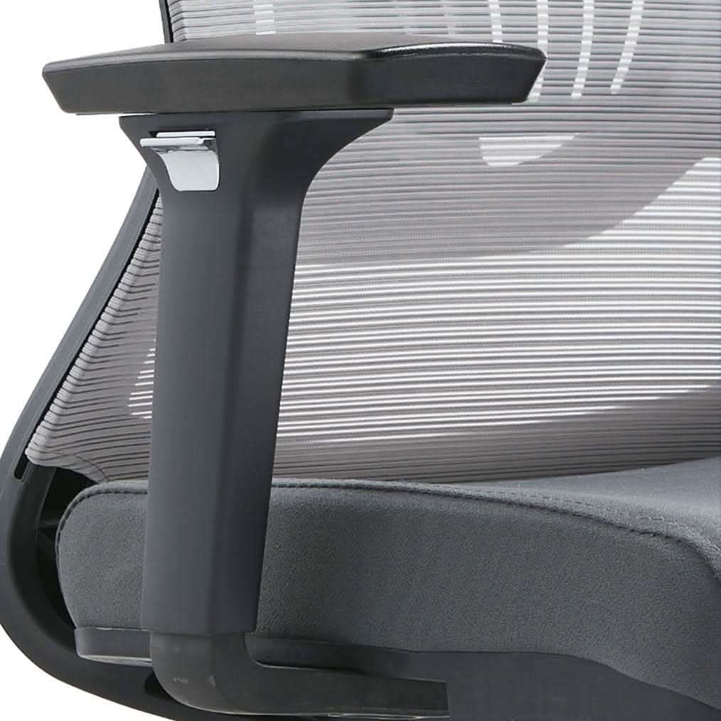 Adorit Series Ergonomic Office Chair with Mesh Back and Upholstered Seat Grey Office Chair Your Vendor Name
