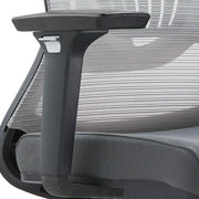Adorit Series Ergonomic Office Chair with Mesh Back and Upholstered Seat Grey Office Chair Your Vendor Name
