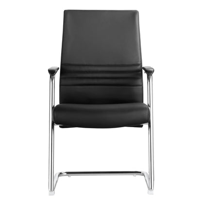 Aleen Office Chair with Upholstered Seat and Metal Armrest - Elax Furniture