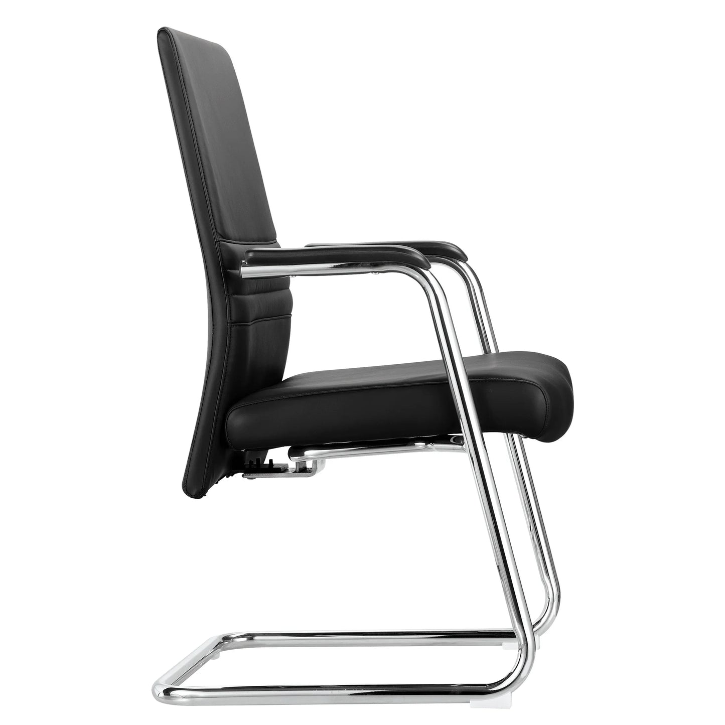 Aleen Office Chair with Upholstered Seat and Metal Armrest - Elax Furniture