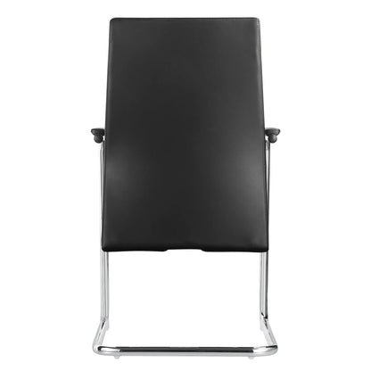 Aleen Office Chair with Upholstered Seat and Metal Armrest - Elax Furniture