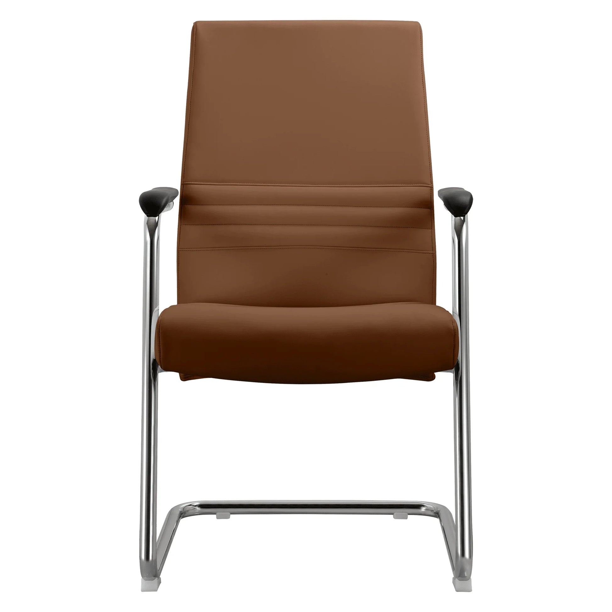 Aleen Office Chair with Upholstered Seat and Metal Armrest - Elax Furniture