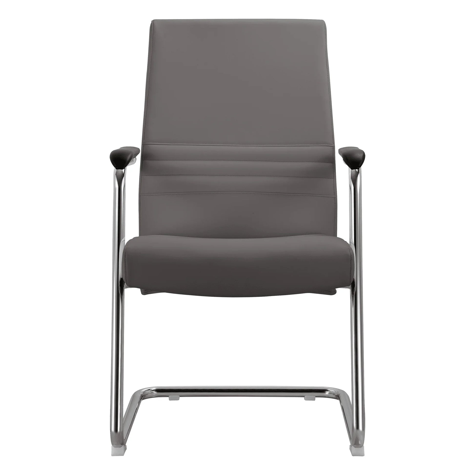 Aleen Office Chair with Upholstered Seat and Metal Armrest - Elax Furniture