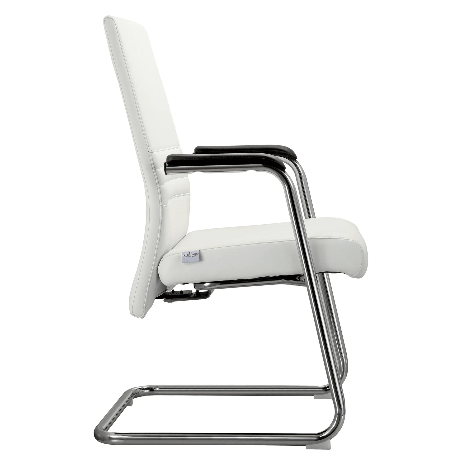Aleen Office Chair with Upholstered Seat and Metal Armrest - Elax Furniture