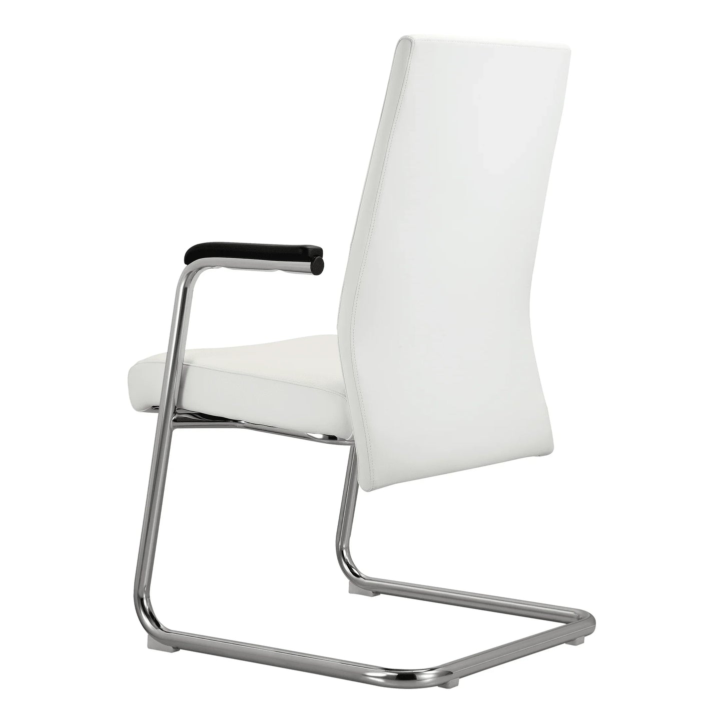 Aleen Office Chair with Upholstered Seat and Metal Armrest - Elax Furniture