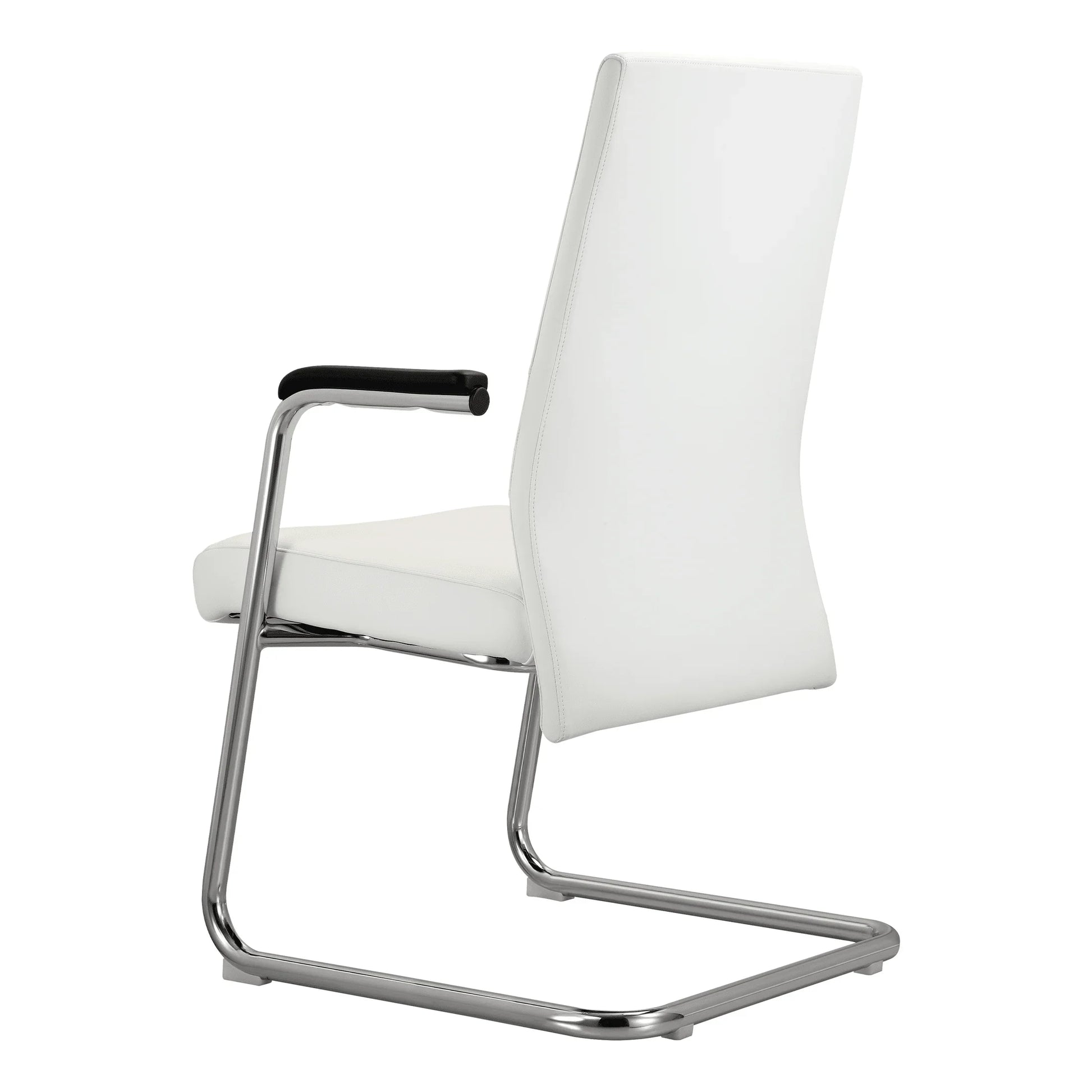 Aleen Office Chair with Upholstered Seat and Metal Armrest - Elax Furniture