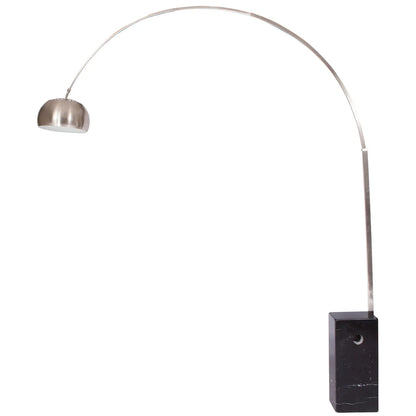 Arco Modern Floor Lamp with Marble Cube Base - Elax Furniture