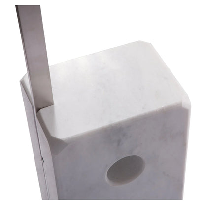 Arco Modern Floor Lamp with Marble Cube Base - Elax Furniture