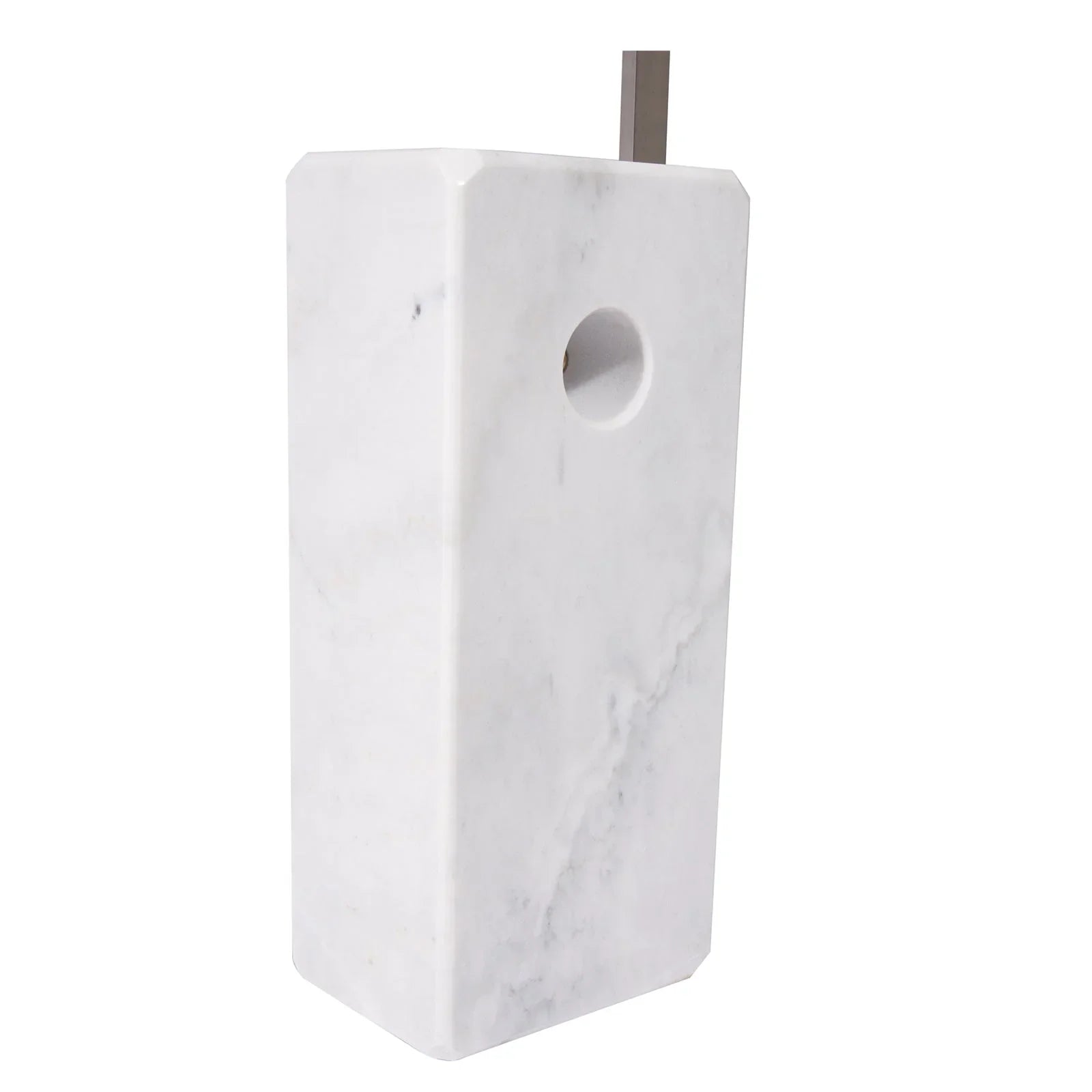 Arco Modern Floor Lamp with Marble Cube Base - Elax Furniture