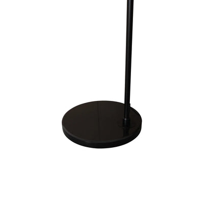 Arco Modern 76" Arched Floor Lamp: Black Marble Base & Metal Dome Shade - Elax Furniture