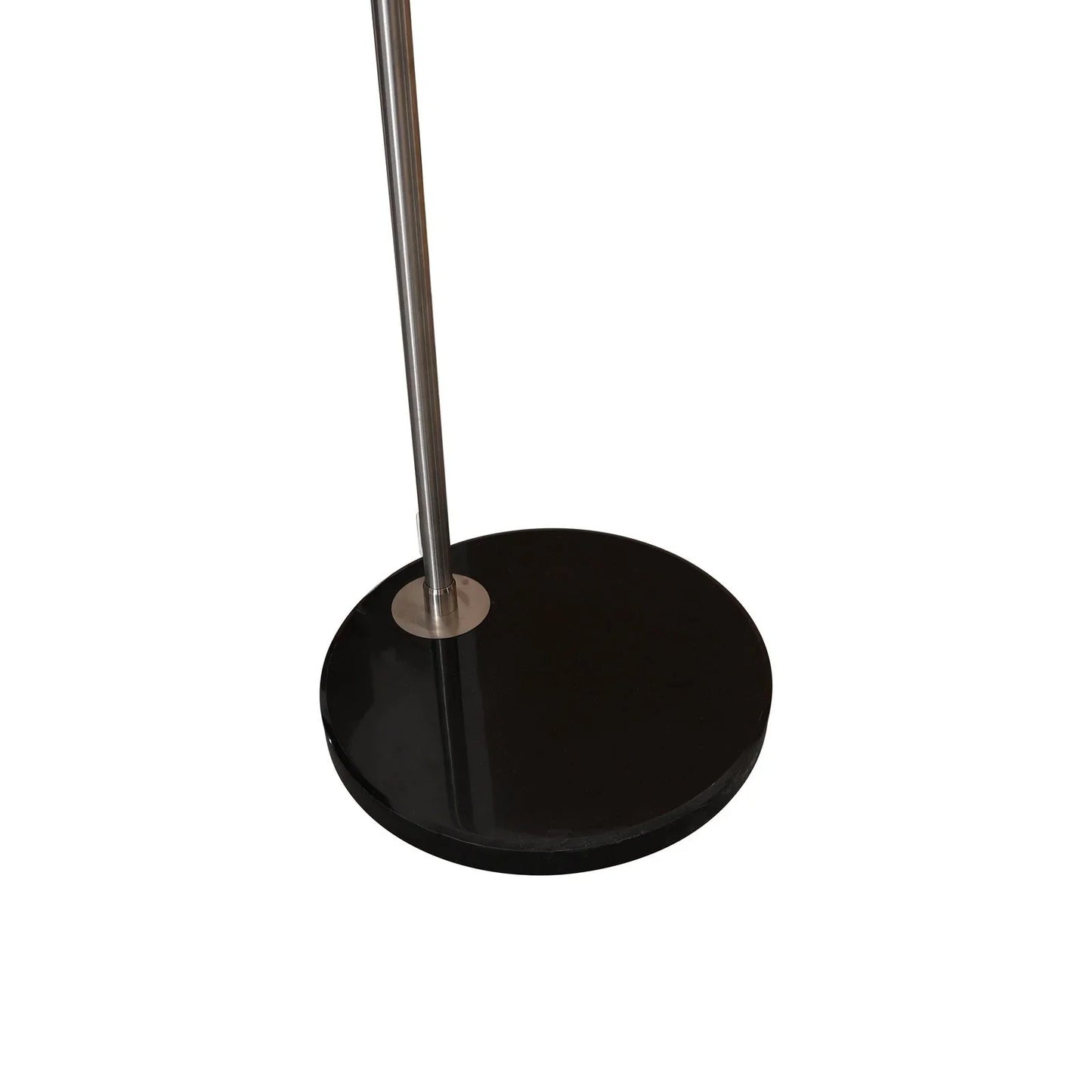 Arco Modern 76" Arched Floor Lamp: Black Marble Base & Metal Dome Shade - Elax Furniture