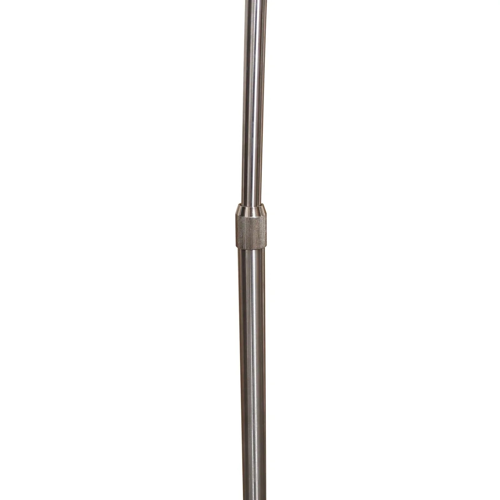 Arco Modern 76" Arched Floor Lamp: Black Marble Base & Metal Dome Shade - Elax Furniture