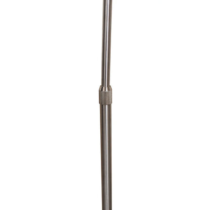 Arco Modern 76" Arched Floor Lamp: Black Marble Base & Metal Dome Shade - Elax Furniture