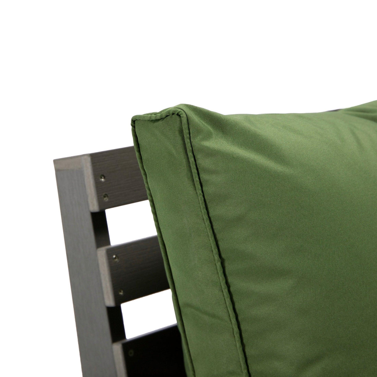 Alpine Outdoor Loveseat in High Impact Polystyrene with Removable Cushions - Elax Furniture