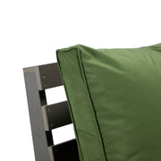 Alpine Outdoor Loveseat in High Impact Polystyrene with Removable Cushions - Elax Furniture