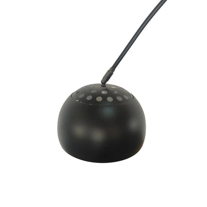 Arco Modern Arched Floor Lamp 76" Height with White Round Marble Base and Metal Dome Lamp Shade - Elax Furniture