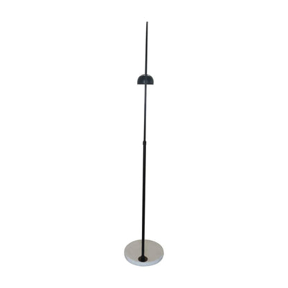 Arco Modern Arched Floor Lamp 76" Height with White Round Marble Base and Metal Dome Lamp Shade - Elax Furniture
