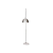 Arco Modern Arched Floor Lamp 76" Height with White Round Marble Base and Metal Dome Lamp Shade - Elax Furniture